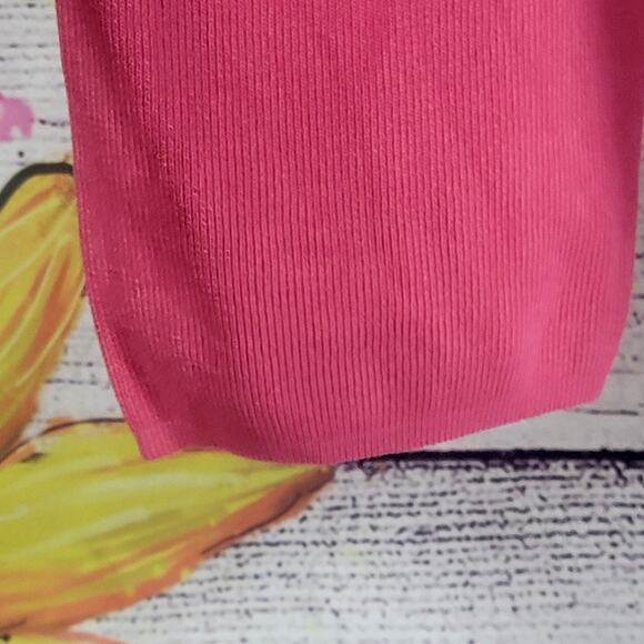 Vintage Coldwater Creek Cardigan Pink Sweater MIsses Size L - Picture 3 of 9